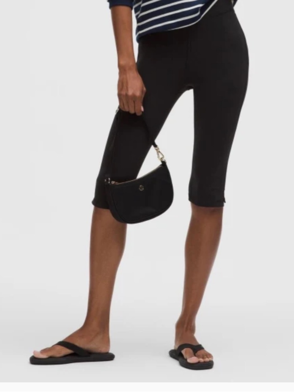 lululemon athletica Groove High-Rise Notched-Hem Crop 15" Leggings